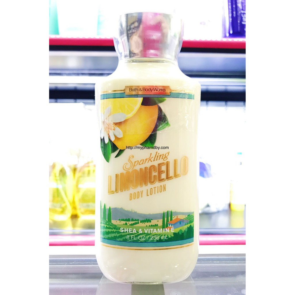 Dưỡng thể giữ ẩm da Bath &amp; Body Works SPARKLING LIMONCELLO Body Lotion 236ml (Mỹ)