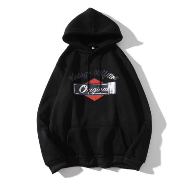 Áo khoác hoodie nam nữ form rộng nỉ ngoại ORIGINAL có ảnh thật