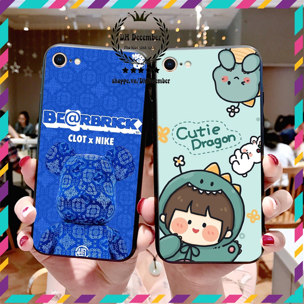 Ốp lưng IPHONE 5/5S / 6/6S / 6 PLUS in hình 3D lucky, gấu Brick xinh xắn - KHÔNG NÊN BỎ LỠ