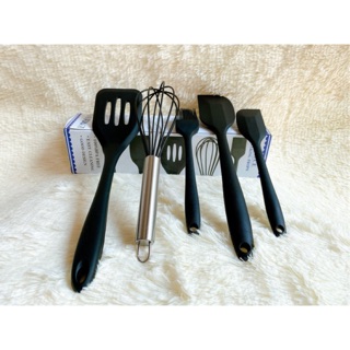 Combo dụng cụ làm bánh 5 chi tiết silicon cao cấp