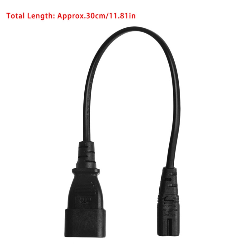 Dây Cáp Chuyển Đổi Từ Cổng C14 Male Sang C7 Female 3-Pin 30CM | BigBuy360 - bigbuy360.vn