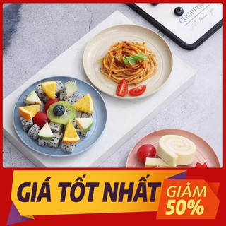  [Sale toàn shop] Set 6 đĩa tròn lúa mạch