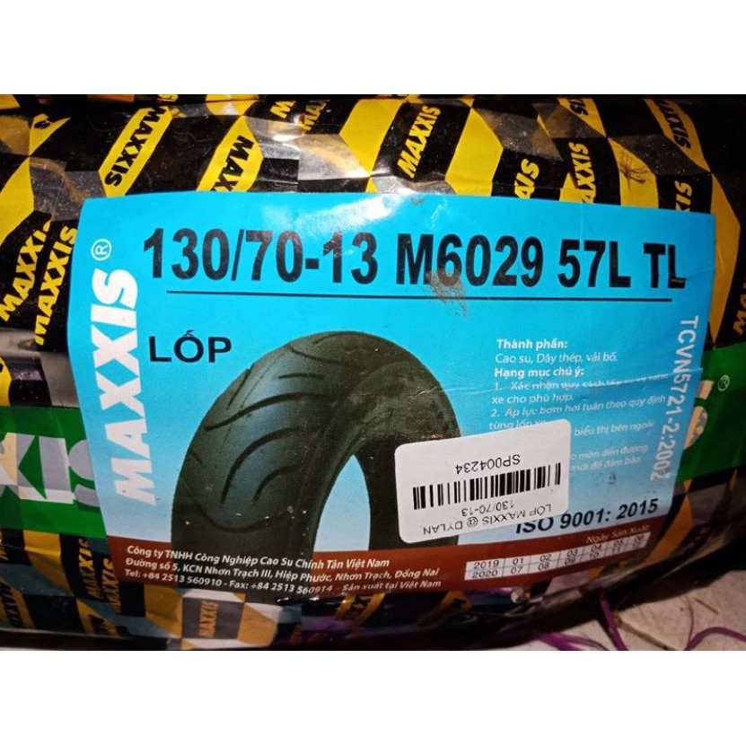 VỎ XE MÁY MAXXIS 130/70/13 M6029 dùng cho dòng xe PS, DYLAN, @