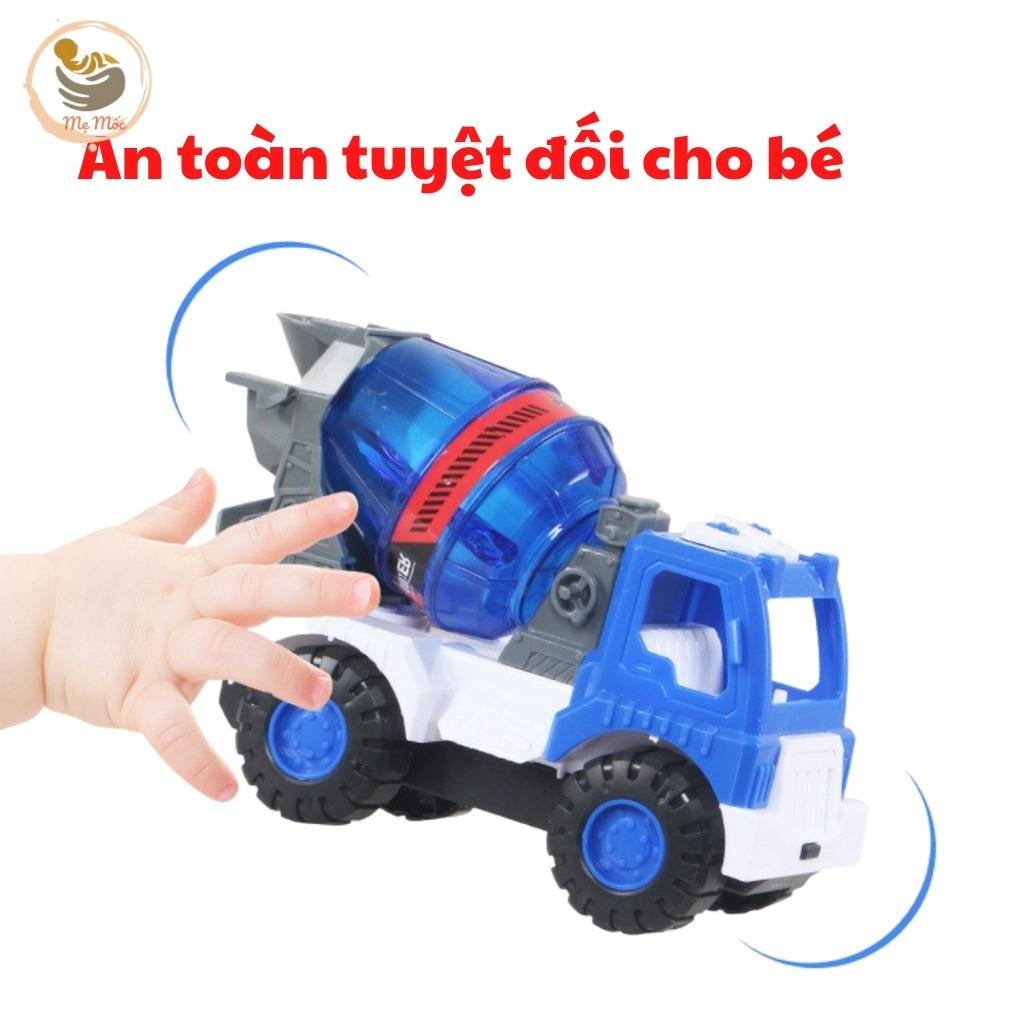 Set 4 Xe Ô Tô Đồ Chơi Cho Bé, Set Đồ Chơi 4 Ô Tô Công Trình Nhiều Màu Sắc, Mẹ Mốc Shop