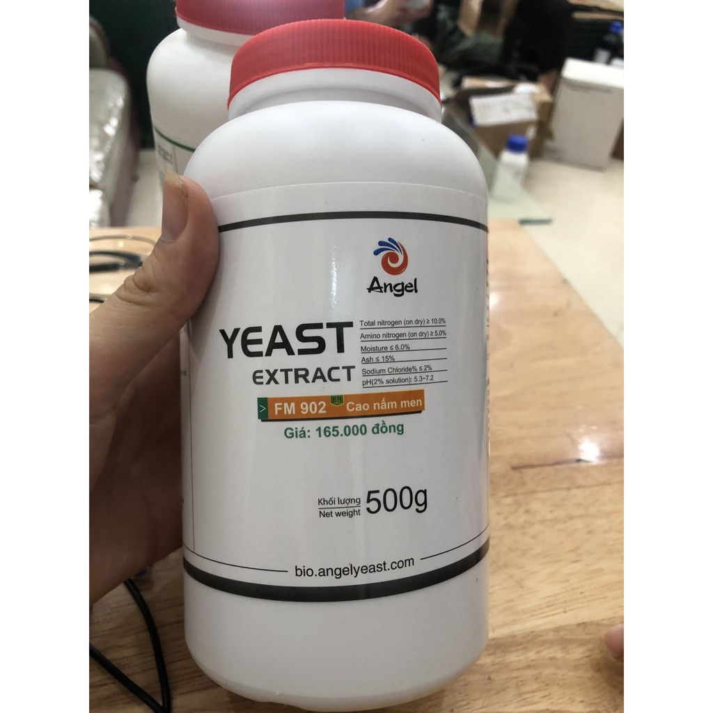 hóa chất Cao nấm men Angel lọ 500g FM902 yeast extract nuôi cấy vi sinh