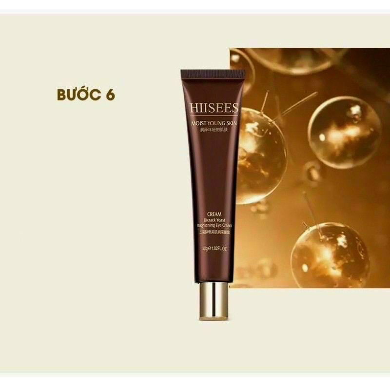 Bộ Mỹ Phẩm Dưỡng Trắng Da Căng Bóng Cấp Ẩm HIISEES 6 Món Hàng Nội Địa Trung Cao Cấp