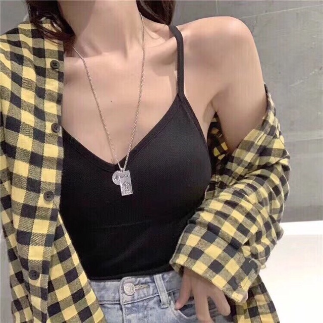 Áo 2 dây chéo lưng cao cấp