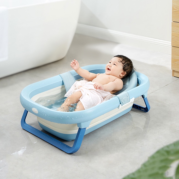 Thau Tắm Gấp Gọn Cho Bé Sơ Sinh Chính Hãng KUB