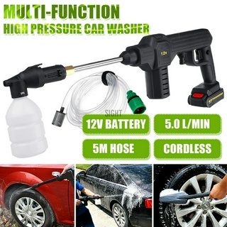 Bộ Bình Xịt Vệ Sinh Xe Hơi Áp Suất Cao 12 / 24v + Ống Dẫn 5m