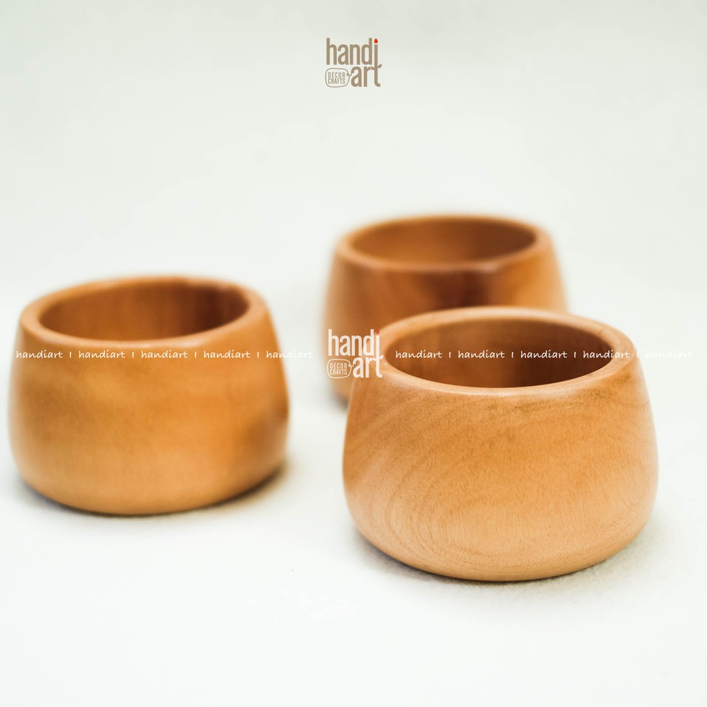 Chén gỗ trang trí đồ ăn, bát gỗ decor - Decorative wooden bowls