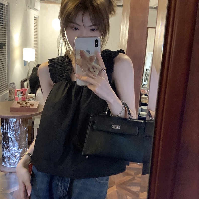 Áo Hai Dây Giảm Giá Họa Tiết Dễ Thương Dành Cho Nữ