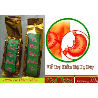 Trà thảo mộc[ FREE SHIP] trà dùng cho người dạ dày loại 500gr[ 100% tự nhiên ] đẹp da eo thon hết mỡ