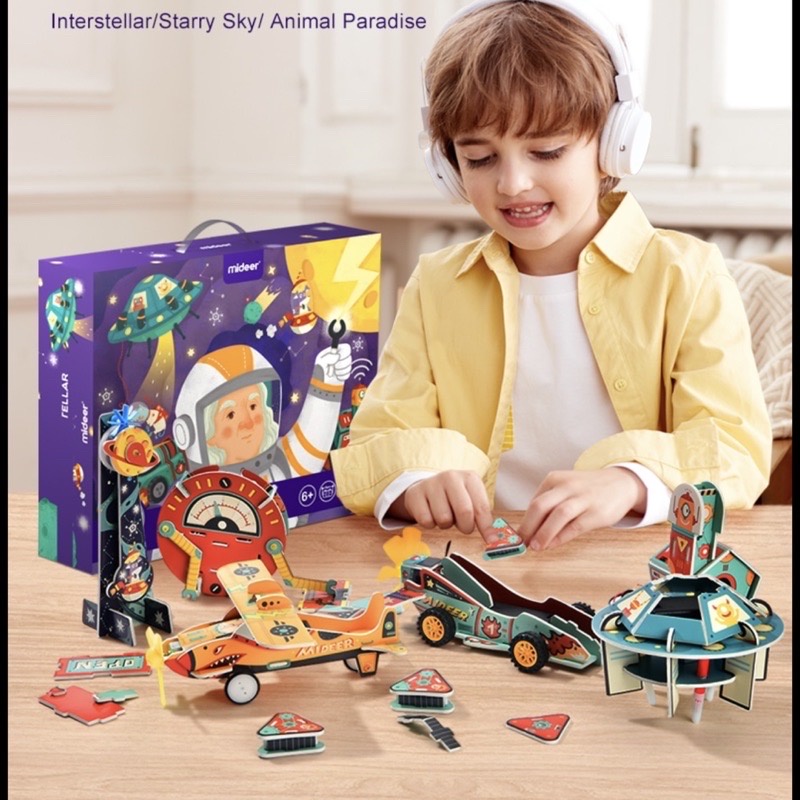 Đồ Chơi Khoa Học STEM Lắp Ráp Mô Hình Vũ Trụ - Mideer STEAM Hands-on Box