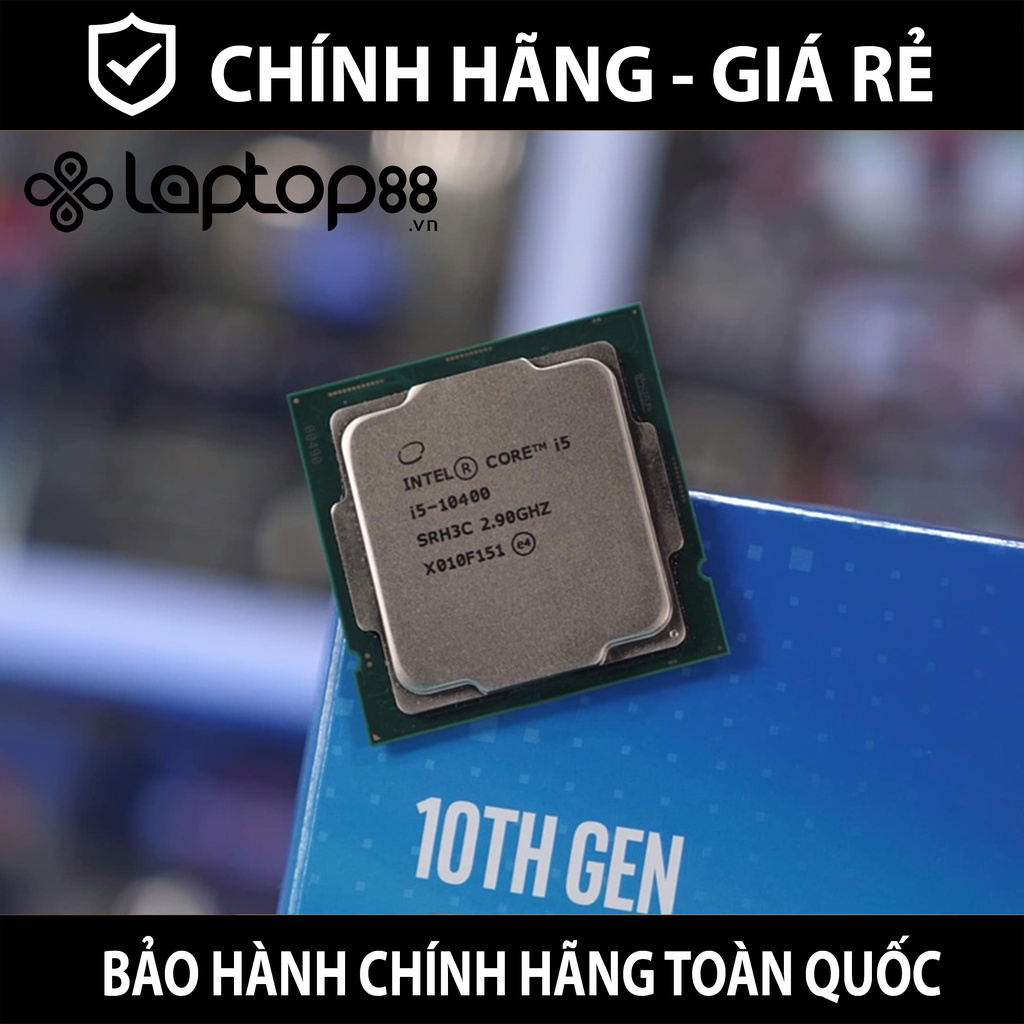 CPU Intel Core i5-10400 (12M Cache, 2.90 GHz up to 4.30 GHz, 6C12T, Socket 1200, Comet Lake-S) - Hàng mới xách tay