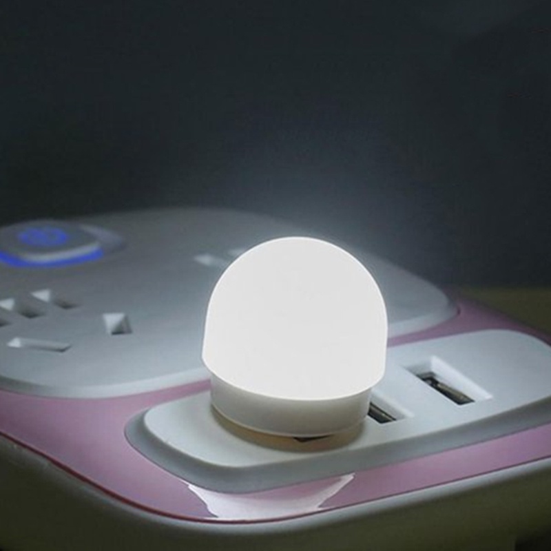 1 Đèn LED Ngủ Bảo Vệ Mắt Hình Cây Nấm Tiết Kiệm Năng Lượng Cổng Sạc USB Tiện Dụng Cho Máy Tính