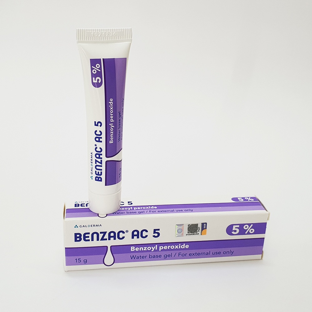Benzac AC 5 gel chấm mụn chứa Benzoyl Perioxide 5% (15g) - Hoàng Hải Pharmacy