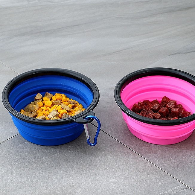 Bát đựng nước, thức ăn cầm tay cho chó mèo, Z12