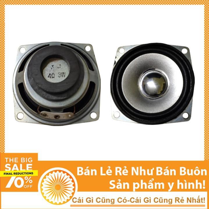 [Thanh Lí] Cặp Loa Từ Kép 4Ohm 3W 6cm Có Tai Và Lỗ Bắt Vít - 2 Cái