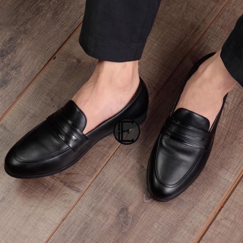 Giày lười nam ERMAND da bò thật bảo hành 1 năm kiểu dáng Penny Loafer - Mã T189