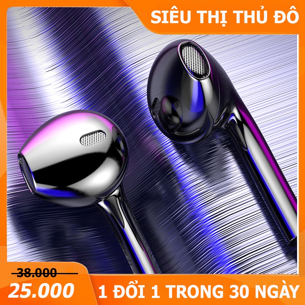 Tai nghe có dây lõi tứ siêu bass Q21 âm thanh toàn cảnh 360 độ chân thực, sử dụng được với tất cả các dòng điện thoại,