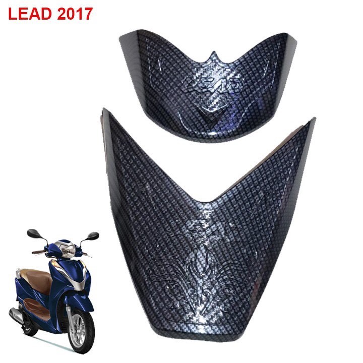 MỎ DÈ TRUỚC VÀ SAU XE LEAD 2017 - SƠN CARBON ĐEN