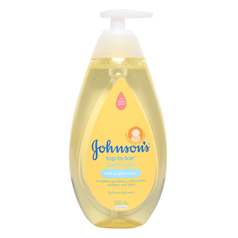 Tắm gọi toàn thân Johnson's baby mẫu mới 500ml / 200ml