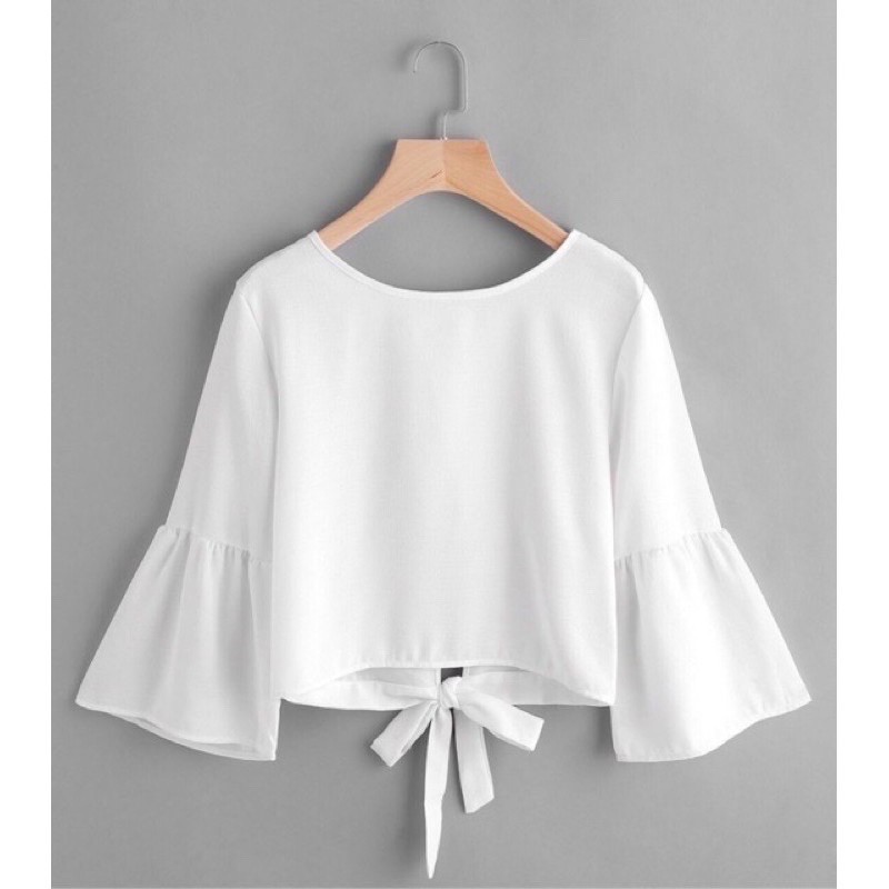 ÁO SƠ MI CROPTOP PHONG CÁCH, SIÊU XINH