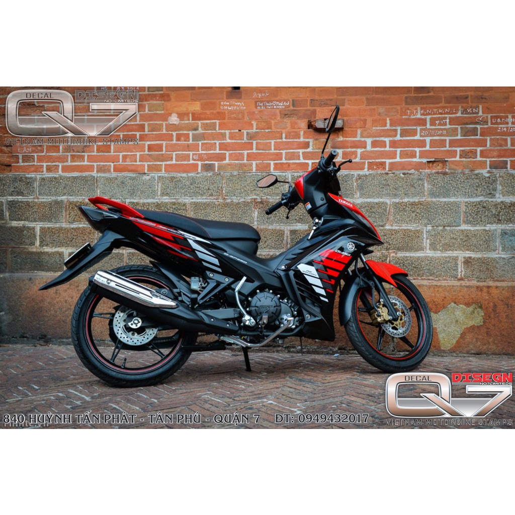 TEM RỜI EXCITER 2011 RC 2015 ĐỎ ĐEN