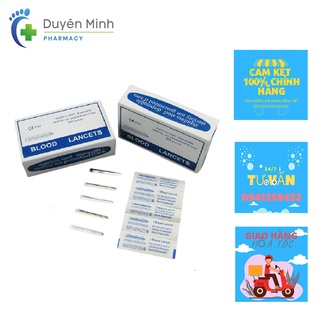 Kim chích mụn blood lancets hộp 200 cái