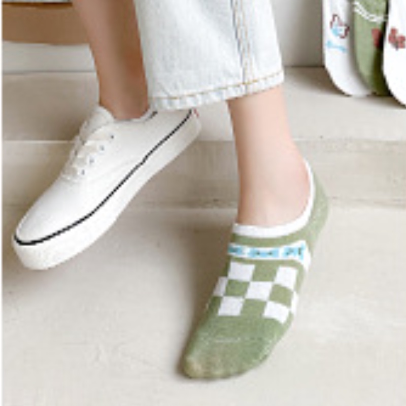 Đôi tất thuyền FHYL họa tiết hoạt hình thời trang mùa hè cho nữ