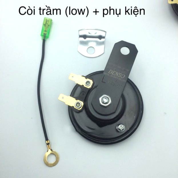 CÒI ĐĨA DENSO 12V 🏍🏍 CÒI ĐĨA Ô TÔ XE MÁY 1 BỘ 2 CHIẾC