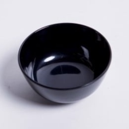 Chén Cơm Melamine Màu Đen