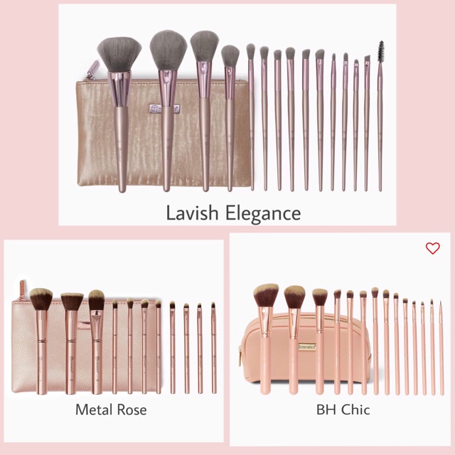 Set cọ BH Cosmetics kèm túi