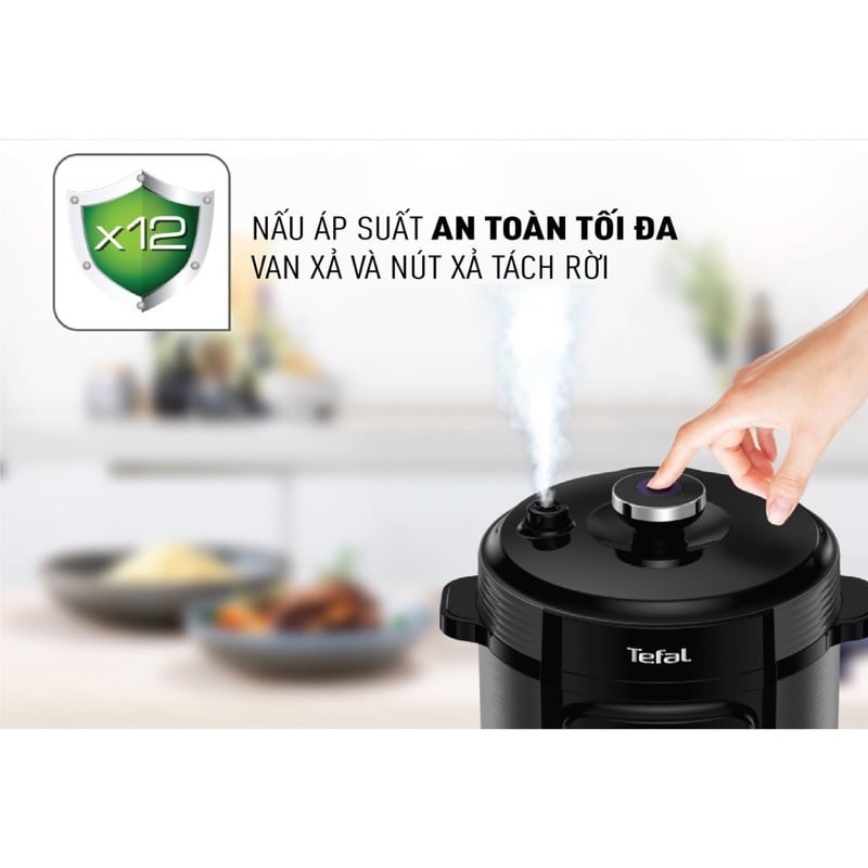 Nồi áp suất điện đa năng Tefal Home Chef 6.0L CY601868 chính hãng bh 2 năm