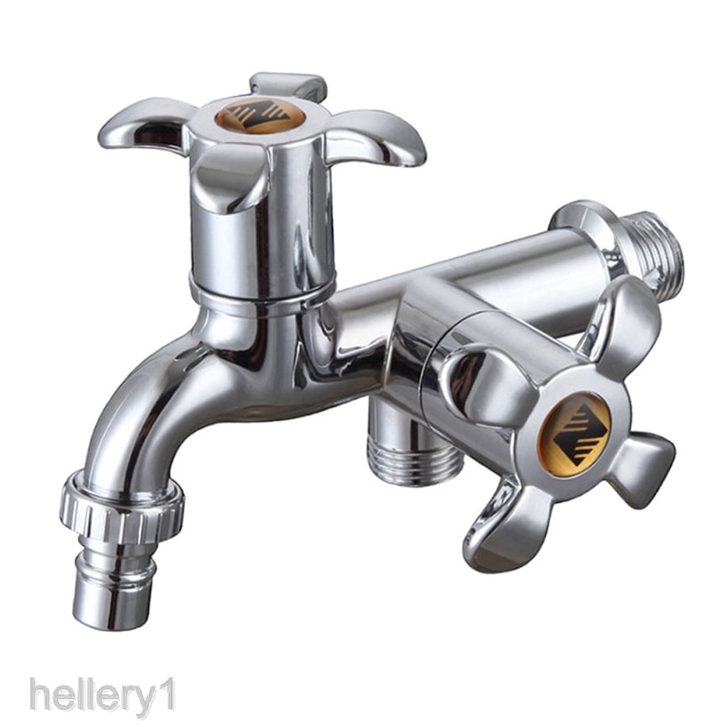 1 Vòi Nước Đánh Bóng Mạ Điện Gắn Tường Nhà Bếp / Phòng Tắm