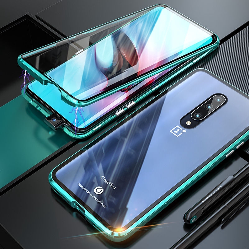 Ốp điện thoại kính cường lực nam châm hai mặt cho Xiaomi Mi Max 3 2 Mix 2S