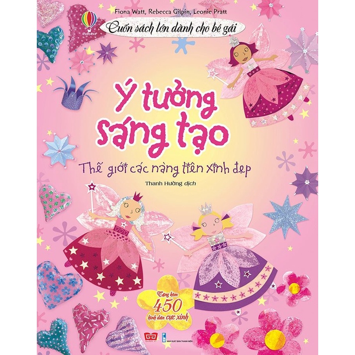 Sách-ý tưởng sáng tạo: Thế giới các nàng tiên xinh đẹp (Cuốn sách lớn dành cho bé gái )