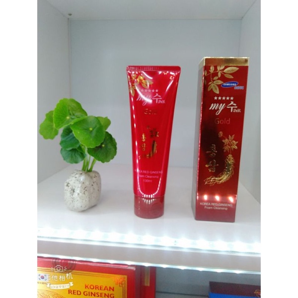 Sữa rữa mặt hồng sâm vàng My Gold Korea