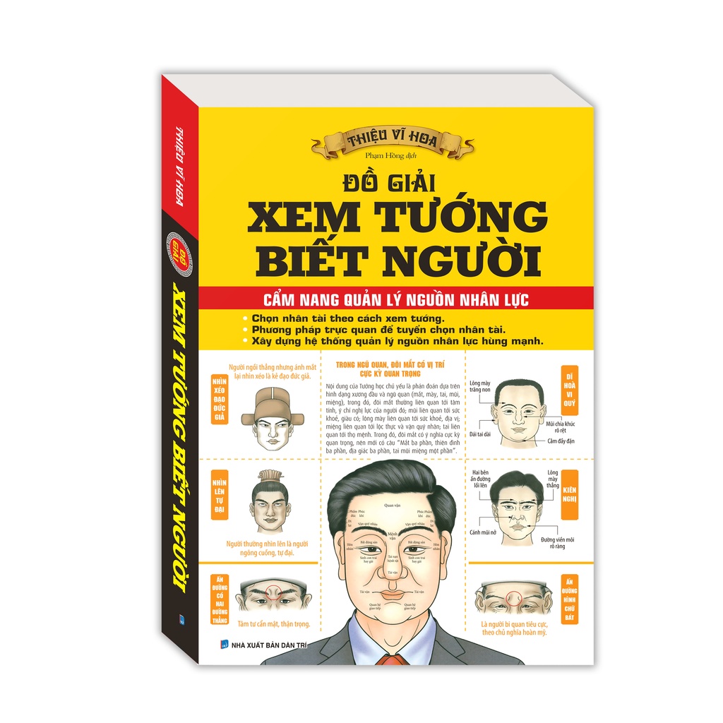 Sách - Đồ giải xem tướng biết người (cẩm nang quản lý nguồn nhân lực)