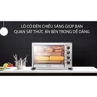Lò nướng Sharp EO-A384RCSV-ST 38 lít