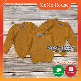 [FS + Hoàn 25k Xu] Áo Len Cho Bé Màu Vàng Mù Tạt