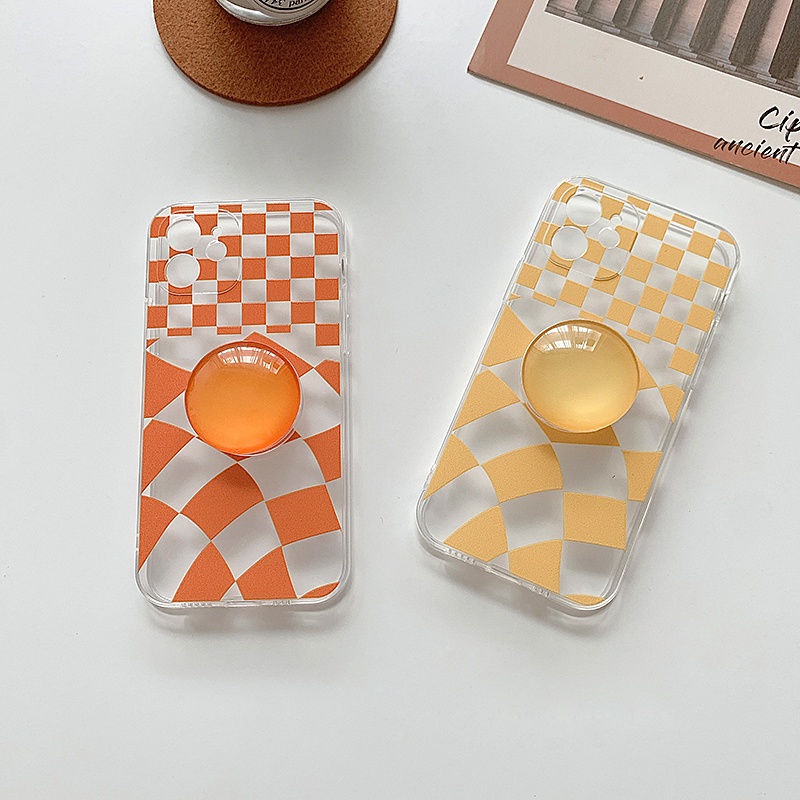 Nhẫn đỡ điện thoại hình quả cầu pha lê acrylic nhiều màu tùy chọn đẹp mắt