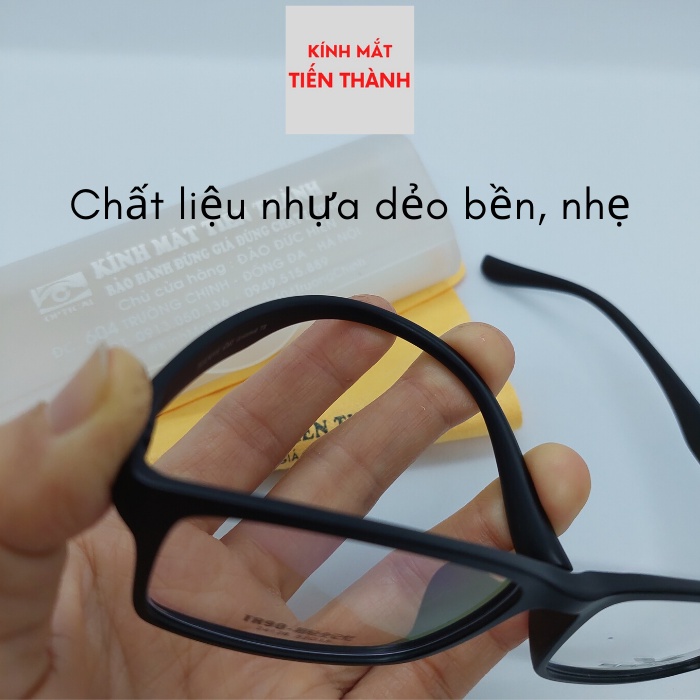 Gọng Nhựa Dẻo Nhẹ Dáng Vuông Dày Bền Đẹp 24128  - Kính Mắt Tiến Thành
