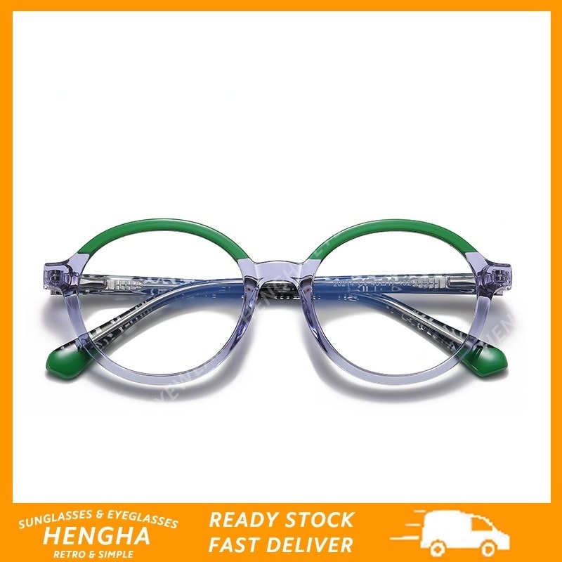 Mắt Kính TR90 Gọng Tròn Chống Bức Xạ Thời Trang Cao Cấp Dành Cho Bé