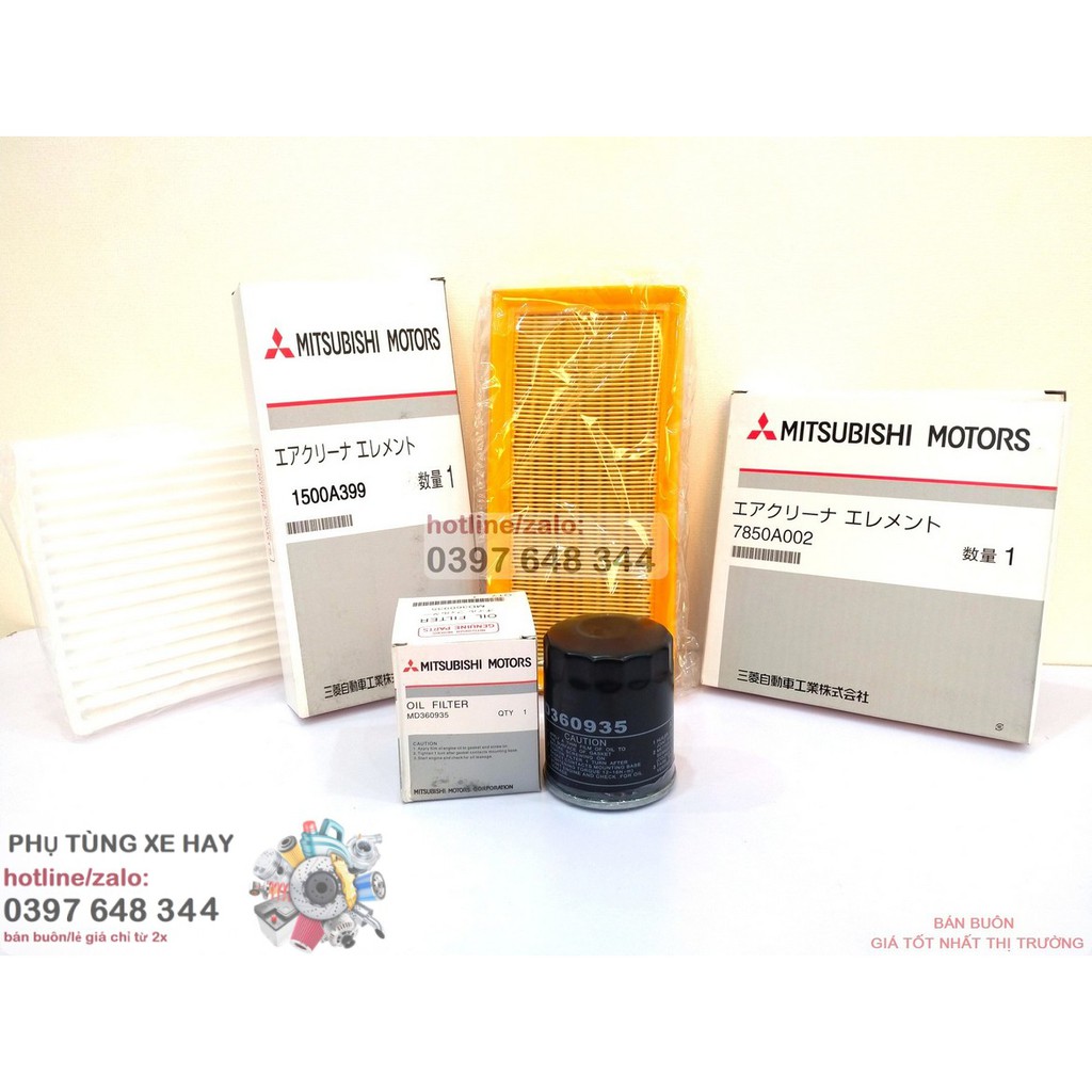 * Hàng đẹp - Combo* lọc gió👍, lọc điều hòa máy lạnh👍 và 💥lọc nhớt (lọc dầu ) 💥 Mitsubishi Xpander MT/AT/Cross