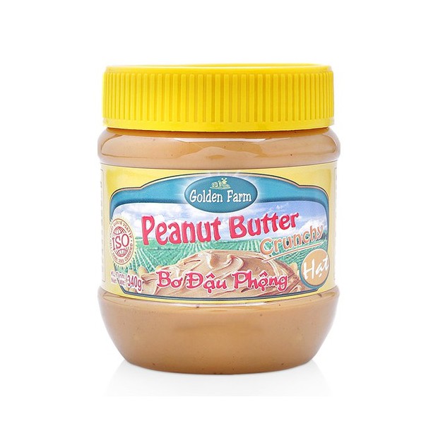 Bơ Lạc Hạt Giòn Crunchy Golden Farm 340g