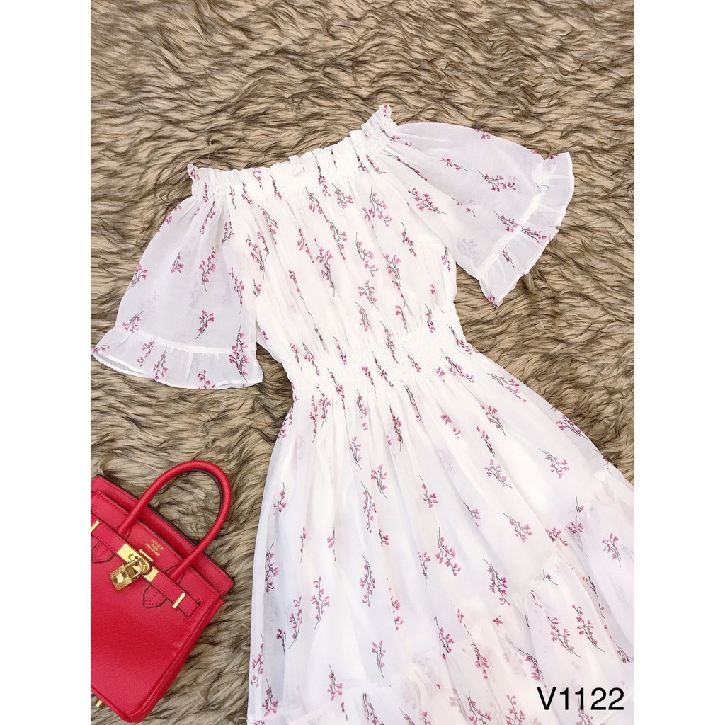 [ xả kho ] MiD Đầm HOA NHÍ V1122 Mie Design ảnh thật