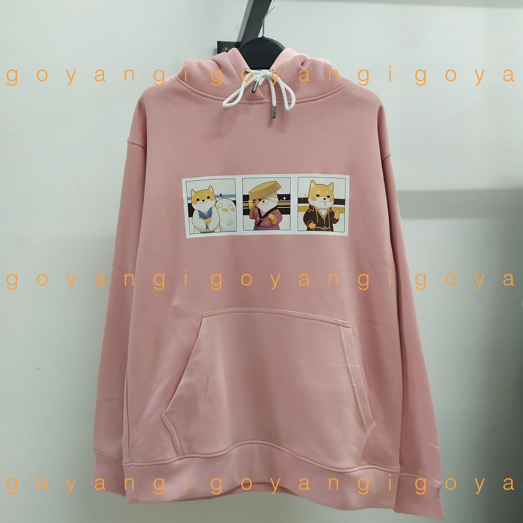 Áo khoác nỉ Hoodie có mũ Ulzzang Hàn Quốc in hình Gintama