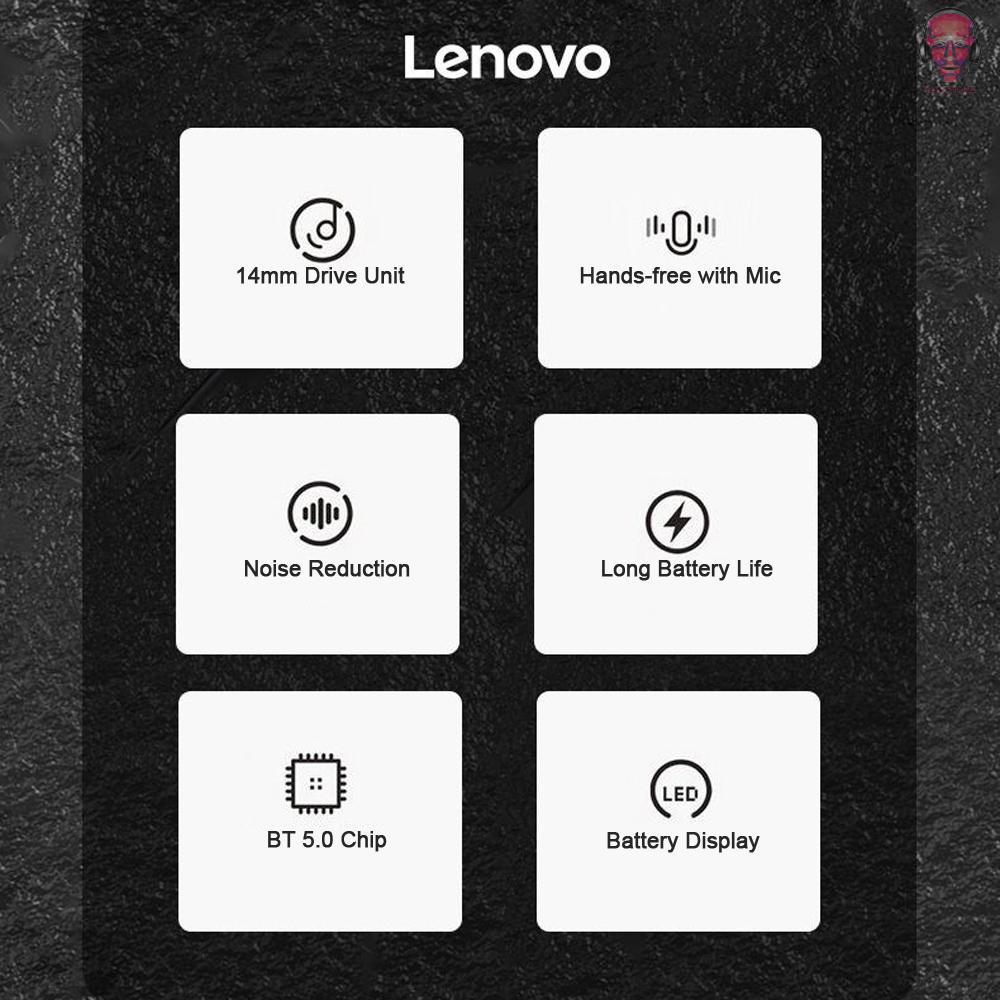 Tai Nghe Không Dây Lenovo LP7 Bluetooth 5.0 TWS Chống Thấm Nước IPX5 Phong Cách Thể Thao Chất Lượng Cao