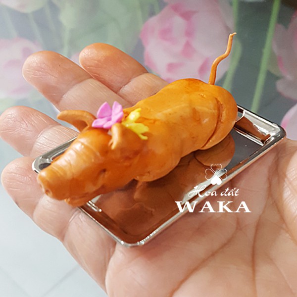 Heo Quay Nguyên Con Mini 01- Mô hình 1/12